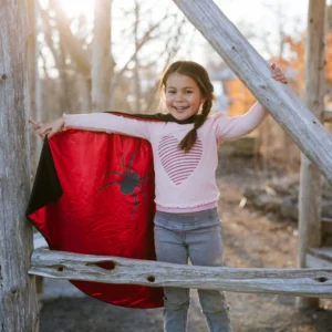  - תחפושת ספיידרמן ובאטמן לגיל 5-6 – גלימה דו צדדית