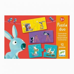  - פאזל לגיל שנתיים דואו – הפכים DJECO