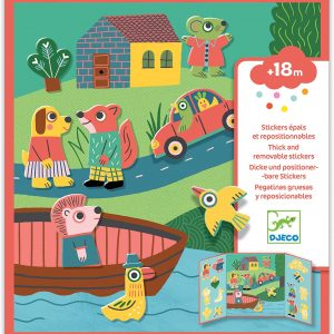  - מדבקות רב פעמיות – יצירה לקטנטנים חיות