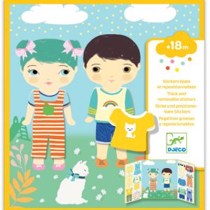  - מדבקות רב פעמיות – יצירה לקטנטנים בגדים