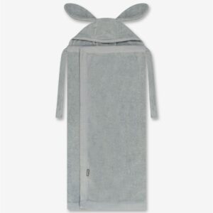  - מגבת לתינוק עם קשירה 100% כותנה – כחול