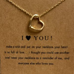  - שרשרת לילדות – לב