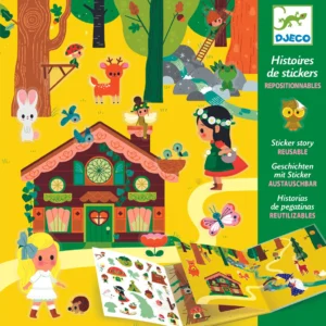  - יצירה מדבקות רב פעמיות – היער הקסום