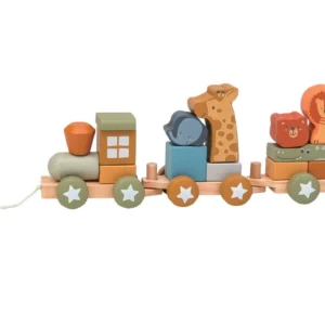  - רכבת השחלה מעץ – חיות