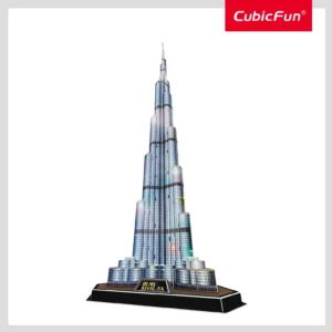  - פאזל תלת מימד עם נורות לד – בורדג' חאליפה דובאי (רמה 8)