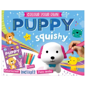  - ערכת יצירה – בובת סקווישי כלב לצביעה