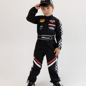  - תחפושת נהג מירוצים לילדים minene