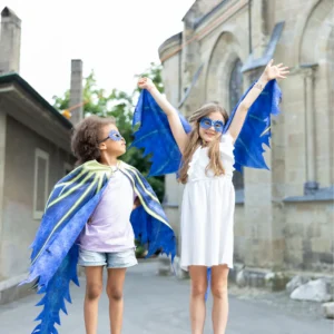  - תחפושת דרקון לילדים – כנפי דרקון סלסטיאל ומסיכה מידה 4-6