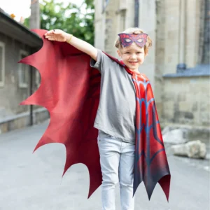  - תחפושת איש עכביש לילדים – כנפיים + מסיכה מידה 4-6