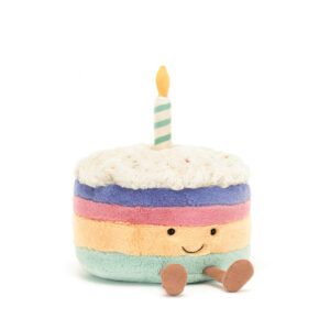  - בובת פרווה JELLYCAT ג'ליקט – עוגת קשת בענן